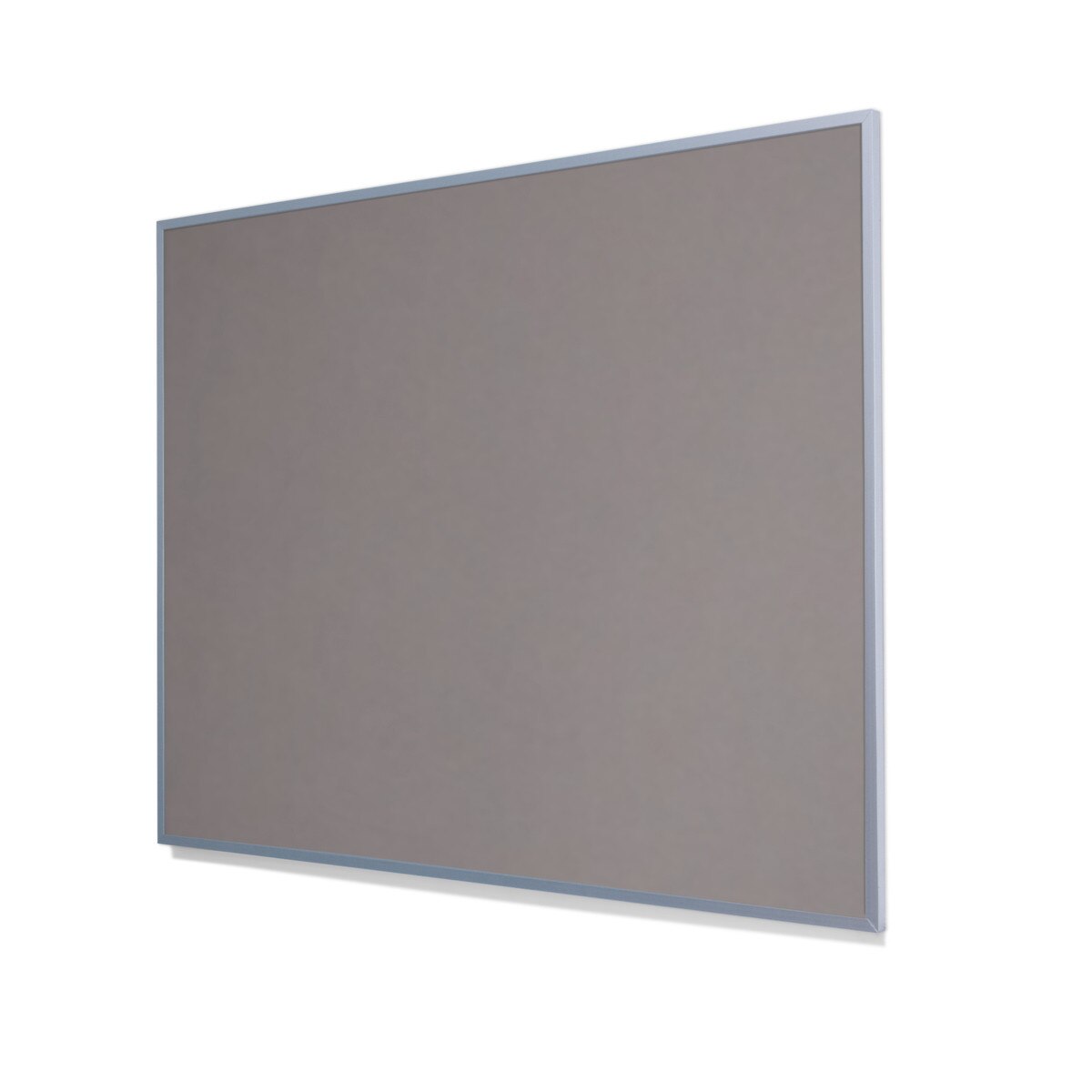 2182 Potato Skin Colored Cork Forbo Bulletin Board with Narrow Light Aluminum Frame